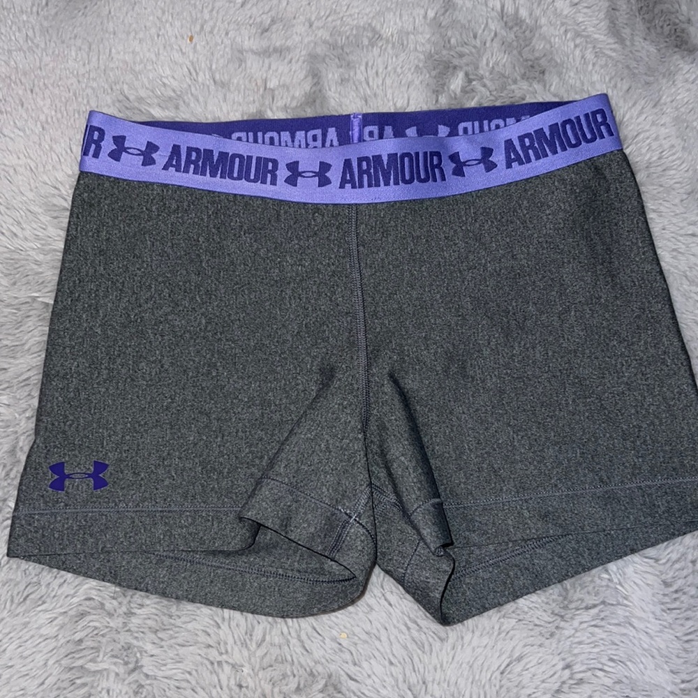 UA spandex shorts